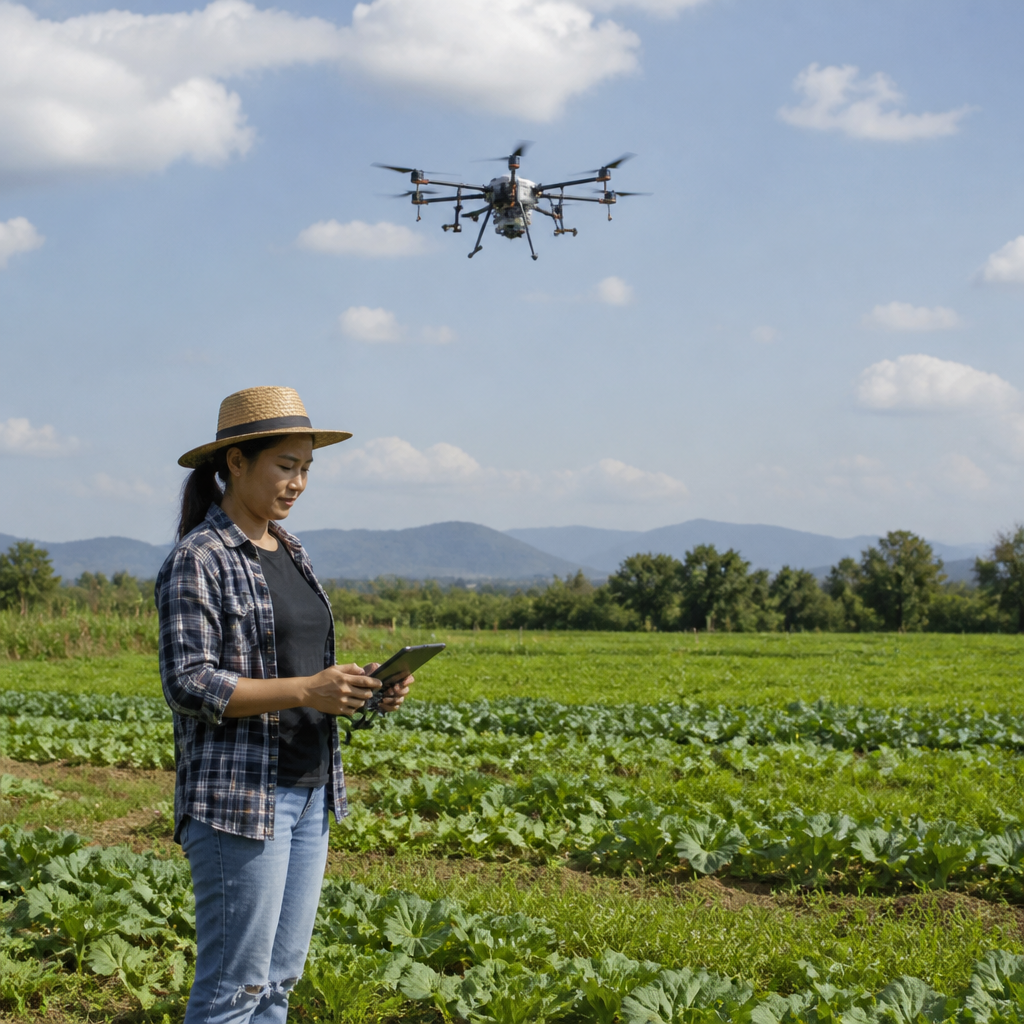 เปิดเทรนด์ Smart Farming 2026 ที่เกษตรกรยุคใหม่ใช้ Agricultural Drone ผสม AI ยกระดับเกษตรอินทรีย์ให้แม่นยำถึงระดับเซนติเมตร