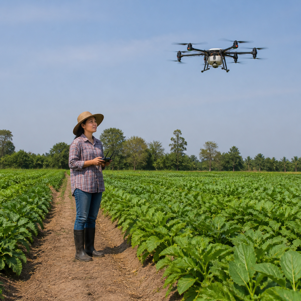 เปิดเทรนด์ Smart Farming 2026 ที่เกษตรกรยุคใหม่ใช้ Agricultural Drone ผสม AI ยกระดับเกษตรอินทรีย์ให้แม่นยำถึงระดับเซนติเมตร